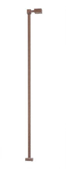 Atlas 70000208 HO SCALE Single-Arm Square LED Light 3-Pack -- Black (cool white LED) 30 Scale Feet Tall