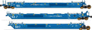 PREORDER Intermountain HO 47356-07 Maxi IV Well Car Set, TTX ex BRAN