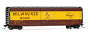 Rivarossi by Hornby HO HR6584C 50' Sliding-Door Boxcar with Roofwalk, Milwaukee