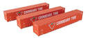 Walthers (SceneMaster) HO 18500 53' Singamas Corrugated Side Container, 3-Pack, Canadian Tire