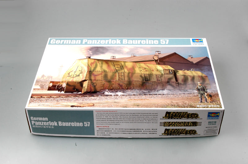 プラモデル　1/35 ドイツ装甲機関車 BR57 [00219] Trumpeter 00219 German Panzerlok BR57 Armoured Locomotive 1:35