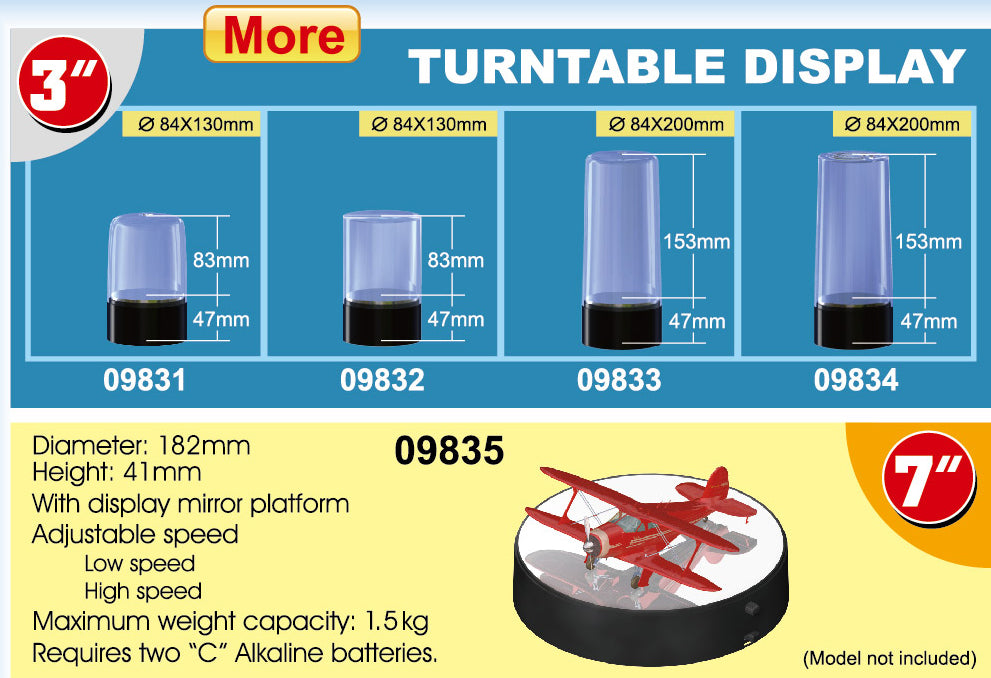 Trumpeter - Turntable Display - 09835