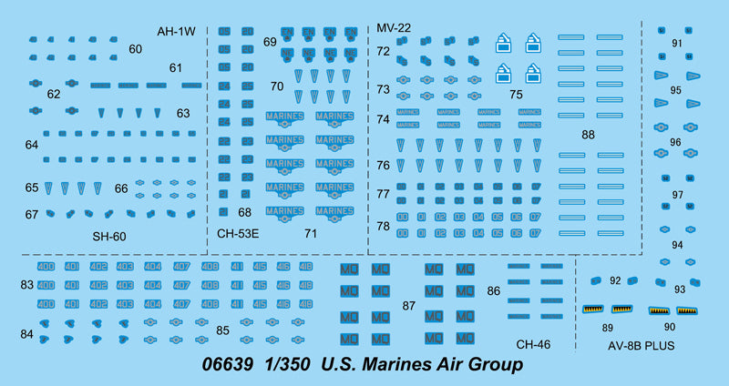 Trumpeter U.S. Marines Air Group 06639 1:350
