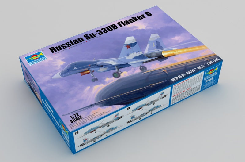 トランペッター 1/72 Su-33UB フランカーD プラモデル ggw725x Russian Su-33UB Flanker D Trumpeter 01669