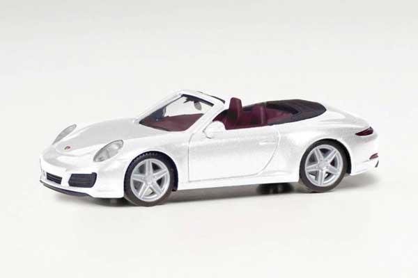 Herpa Models 38843 Porsche 911 Carrera 2 Cabrio Convertible - Assembled -- Various Metallic Colors, HO Scale
