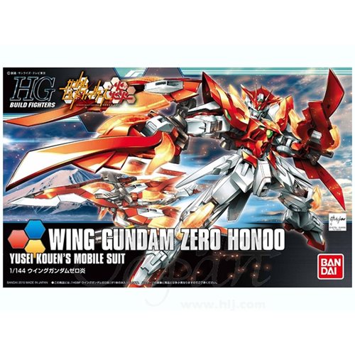 Bandai  2279770 Gundam Build Fighters Try Wing Gundam Zero Honoo High Grade 1:144 Scale Model Kit