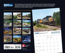 Kalmbach Publishing Company 68207 Model Railroader 2024 Calendar -- 12 Months Plus Bonus Modeling Q&A