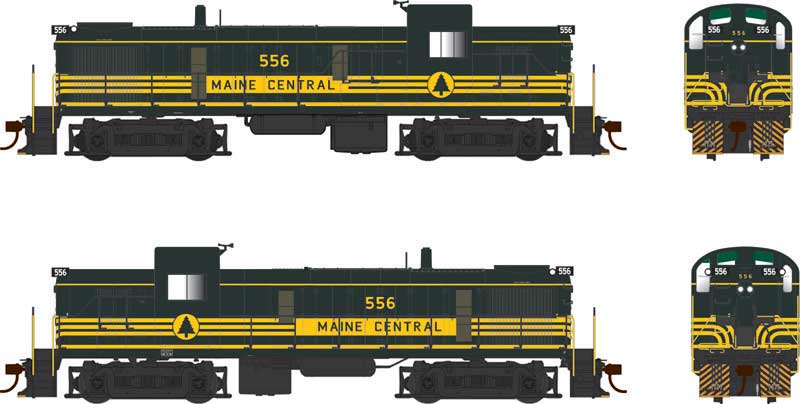 Bowser 25209  Alco RS3 Phase 3 - LokSound & DCC -- Maine Central