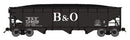 Bluford Shops N 74045 Offset Side 70-Ton 3-Bay Hopper, Baltimore and Ohio