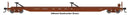 PREORDER Walthers Mainline HO 910-5226 75' Piggyback Flatcar, Chicago Burlington & Quincy