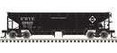 Atlas HO 20006803 70-Ton Hart Ballast Car Master, Erie 39837