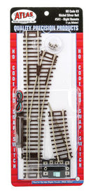 Atlas Model Railroad Co. 541 Code 83 Snap-Switch(R) Remote Turnout - 18" Radius, Right Hand, HO