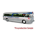 PREORDER Iconic Replicas HO 87-0627 1964 MCI MC-5A Coach, Continental Air Transport/O Hare Airport