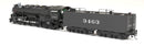 PREORDER Broadway Limited Imports HO 8860 3460 Class 4-6-4 Steam Locomotive with Smoke, Atchison Topeka & Santa Fe