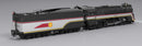 PREORDER Broadway Limited Imports HO 8987 Brass Hybrid Streamlined Hudson with Smoke, Atchison Topeka & Santa Fe Valley Flyer Fantasy Paint