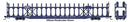 Walthers Mainline HO 8036 89' Flatcar with Bi-Level Open Auto Rack, Grand Trunk Western