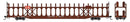 Walthers Mainline HO 8041 89' Flatcar with Bi-Level Open Auto Rack, Louisville & Nashville