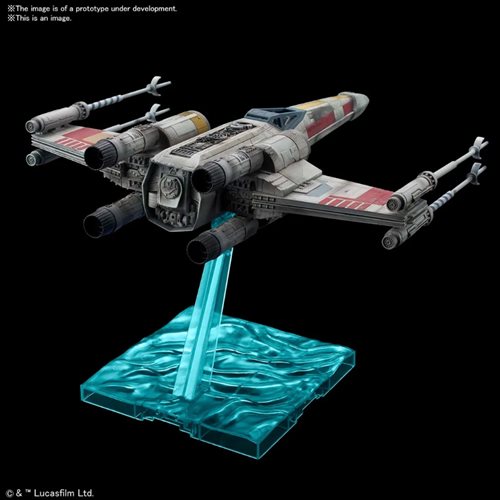 Bandai 2557090 Star Wars: Rise of Skywalker X-Wing Red5 Starfighter 1:72 Scale Model Kit