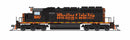 BLI 9492 EMD SD40-2, W&LE 6347, Black & Orange, No-Sound / DCC-Ready, N