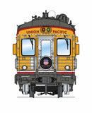 PREORDER Broadway Limited Imports HO 9595 Business Car, Union Pacific Lone Star Black "Building America"