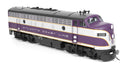 PREORDER Broadway Limited Imports 9652 HO EMD F3A 344, Purple & Silver, Paragon4 (DCC and Sound), Atlantic Coast Line