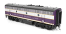 PREORDER Broadway Limited Imports 9653 HO EMD F3B 343B, Purple & Silver, Paragon4 (DCC and Sound), Atlantic Coast Line | 247.99