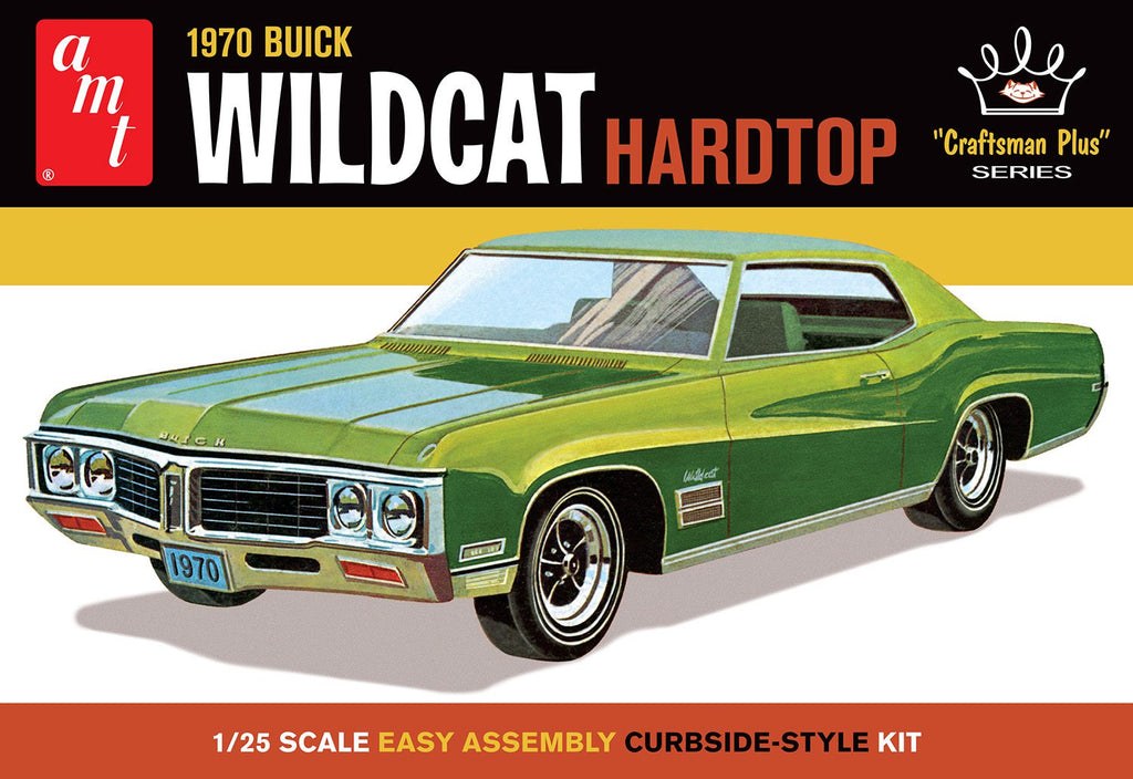 AMT AMT1379 1970 BUICK WILDCAT HARDTOP 1:25 SCALE MODEL KIT