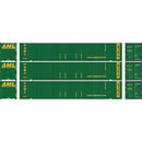 PREORDER Athearn ATH-1176 HO 53ft Jindo Container, ALMU