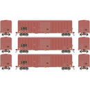 PREORDER Athearn ATH-1181 HO 50ft ACF Outside Post Box Car, BKTY