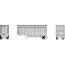 PREORDER Athearn ATH-1564 HO ATH 28' Parcel (PUP) Trailer, UPS Without Shield