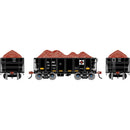 PREORDER Athearn ATH-1710 HO 26' PC&F Ore Car Tight-Bottom Low Side With Load, CLMX