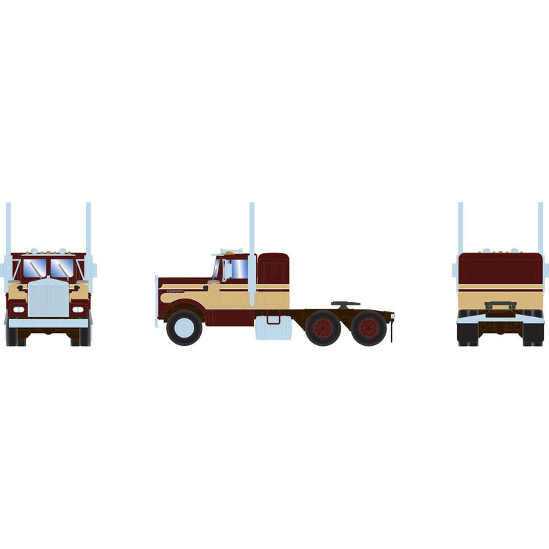 PREORDER Athearn ATH-2089 HO ATH KW Tractor, Brown and Cream No Road Number