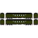 PREORDER Athearn HO 2584 60' Pullman Common Standard Postal Car, Illinois Central