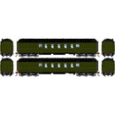 PREORDER Athearn HO 2586 60' Pullman Common Standard Postal Car, Unlettered (2-Pack) | 146.62