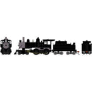 PREORDER Athearn HO 2700 4-4-0 Steam Locomotive, Painted Unlettered (DCC & Sound Equipped) | 280.49