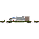 PREORDER Athearn HO 2796 50' Flat Car with T-28B Trojan Airplane, US DoD with USAF Plane