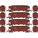 PREORDER Athearn ATH28565 N 40' Offset Coal Hopper With Load, ATSF