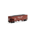 PREORDER Athearn ATH28573 N 40' Offset Coal Hopper With Load, GTW