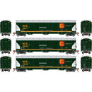 Athearn Genesis ATHG-1066 HO GEN Trinity 5161 Covered Hopper, KCS