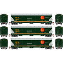 Athearn Genesis ATHG-1066 HO GEN Trinity 5161 Covered Hopper, KCS