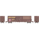 PREORDER Athearn Genesis ATHG-2217 50ft PC&F Smooth Side Box Car with 14ft Plug Door, Southern Pacific Primed for Grime 694661 (DCC and Sound)