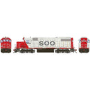 PREORDER Athearn Genesis HO G2646 GP38-2 Diesel Locomotive, Soo Line Primed For Grime