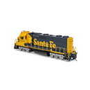 PREORDER Athearn Genesis ATHG66352 HO GP39-2u w/DCC & Sound, ATSF