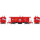 Athearn Genesis HO G78398 Bay Window Caboose with Lights and Sound, Willamette and Pacific