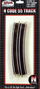 Atlas N 2014 Code 55 Track 12.5" Radius Curve (6)