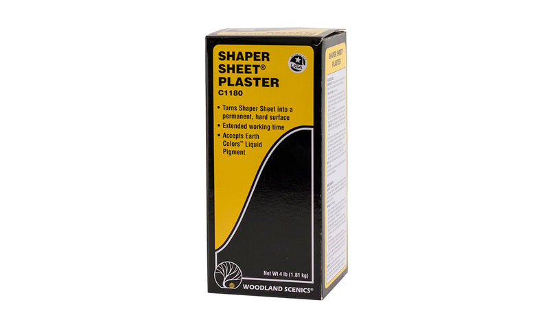 Woodland Scenics C1180 Shaper Sheet(TM) Plaster -- 1/2-Gallon 1.89L, All Scales