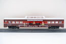 Con-Cor 1007013  Mid-Train Dome Car - Ready to Run -- Santa's Dome 2023 Christmas Car (maroon, red), HO