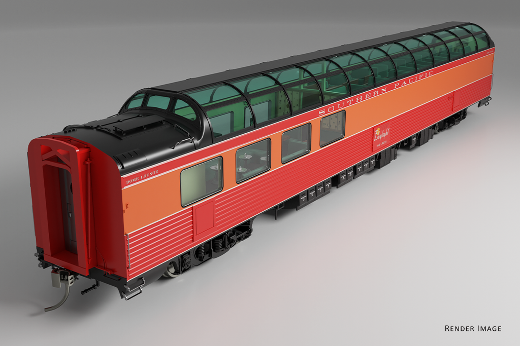 Rapido HO SP Dome-Lounge SPドームカー デイライト塗り RAPIDO HO SP Dome-Lounge Car (Announced July 2023)