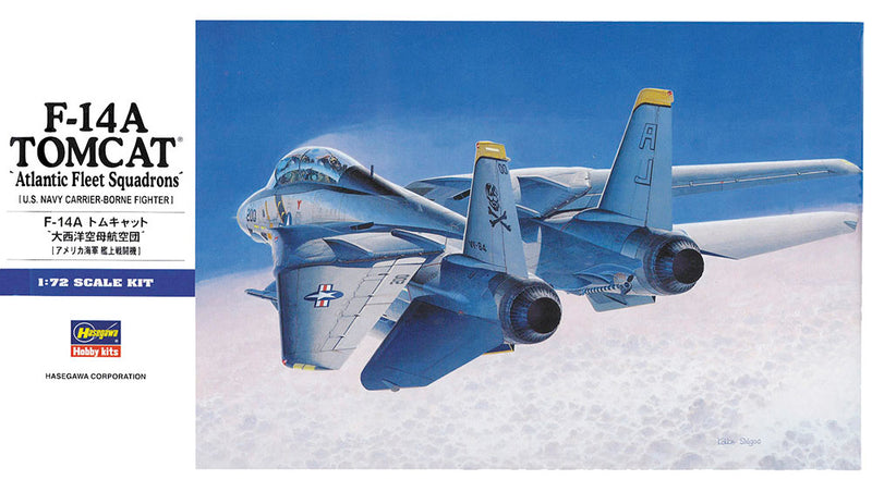 Hasegawa Models 544 F-14A Tomcat “Atlantic Carrier Air Wing” 1:72 SCALE MODEL KIT