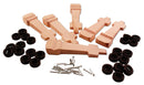 PineCar P4057 6PK DRAGSTER W/WHEELS,AXL